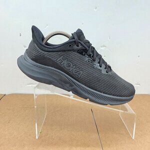 Hoka One One Solimar Triple Black Mens Running Shoes Sneakers Size 8.5 EE